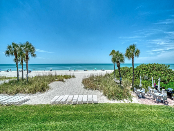 Gulf-Front Townhome with Direct Beach Access in Longboat Key